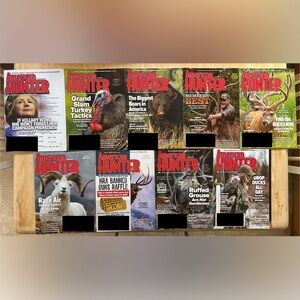 American Hunter Magazine Lot of 9, April 2016 to December 2016